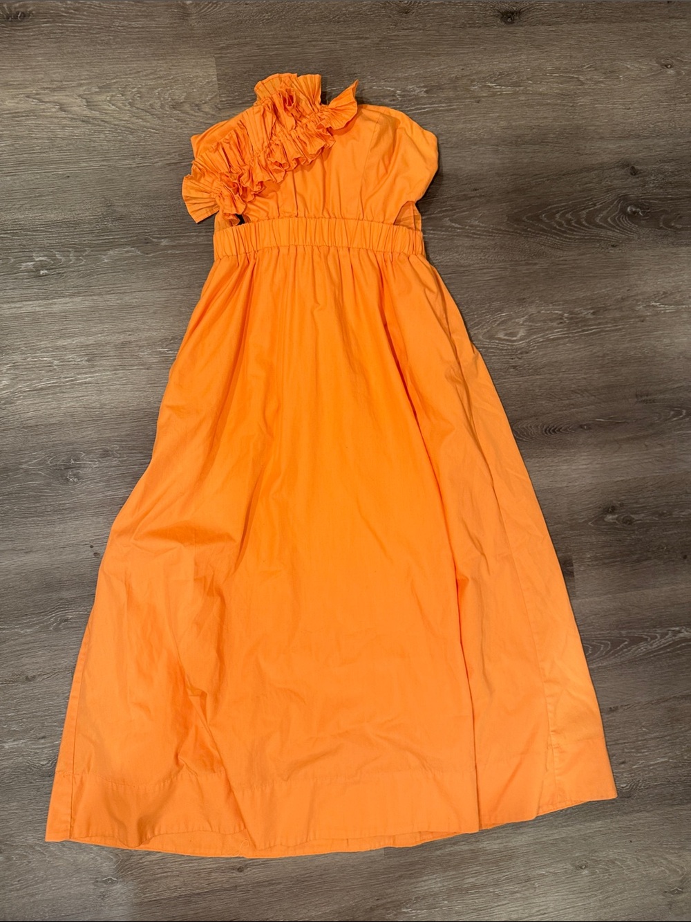 Sovere Rapture Maxi Dress Ruffled - Orange - Picture 4 of 7